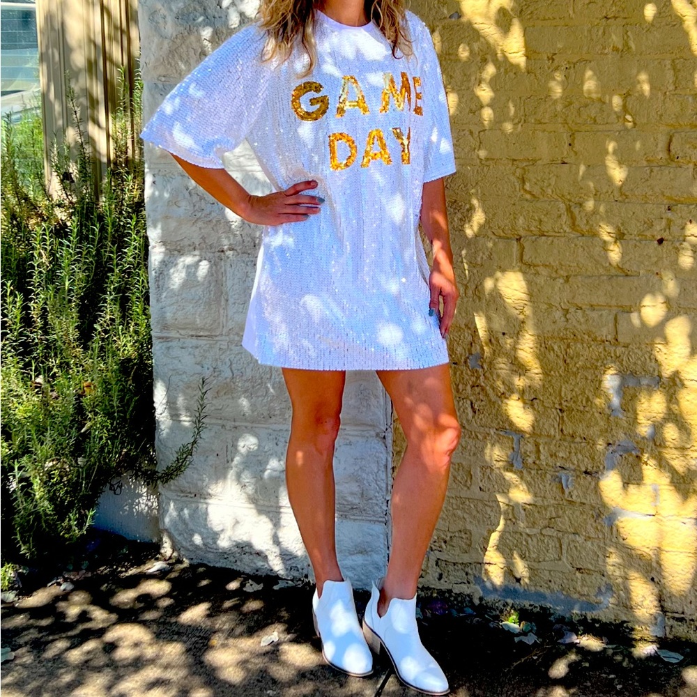 Game Day sequin dress